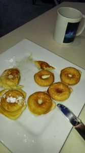 birthday cake - donuts